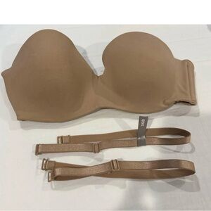 Lot of 2 Ambrielle Women’s Bra Size 36B Tan/black